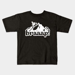 Enduro Dirt Bike Braaap Kids T-Shirt